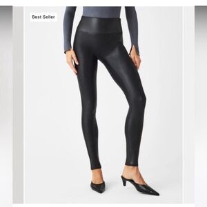 SPANX Faux Leather Leggings XL
